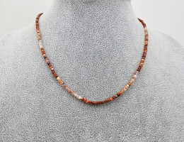 Бусы из Сердолика 41см 25*25мм