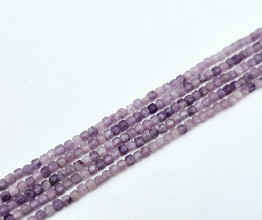 Бусины Аметист квадрат 38см 25*25мм